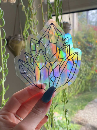Crystal Suncatcher Window Decal Crystal Suncatcher Window Decal