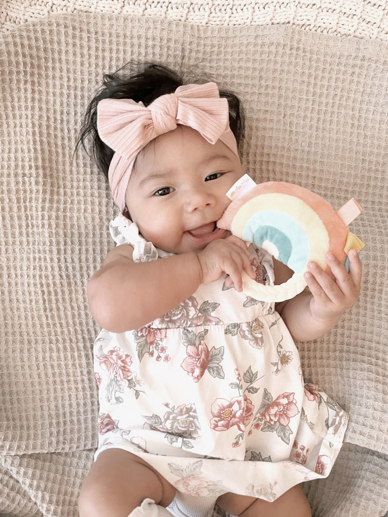 Itzy Ritzy Plush Rattle + Teether