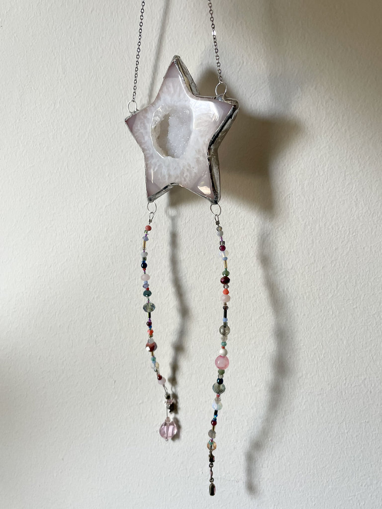 House Jewelry Druzy Star Beaded Wall Hanging