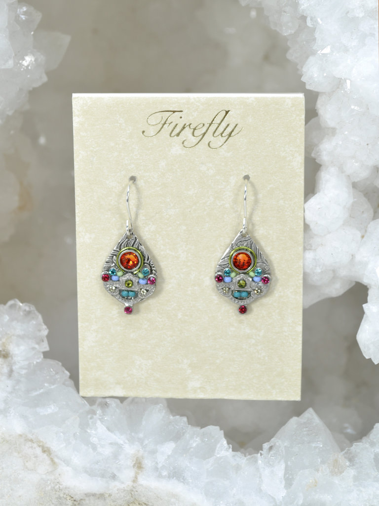 Firefly Mosaic Teardrop Earrings