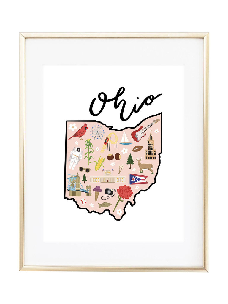 Ohio Art Print