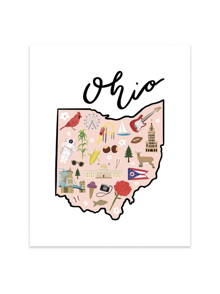 Ohio Art Print