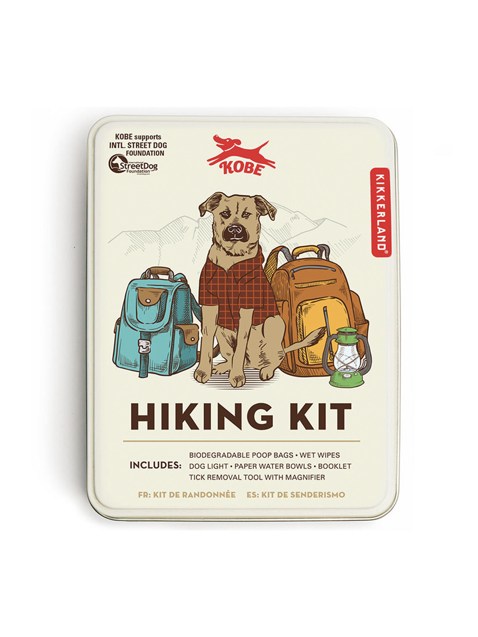 Kikkerland Dog Hiking Kit