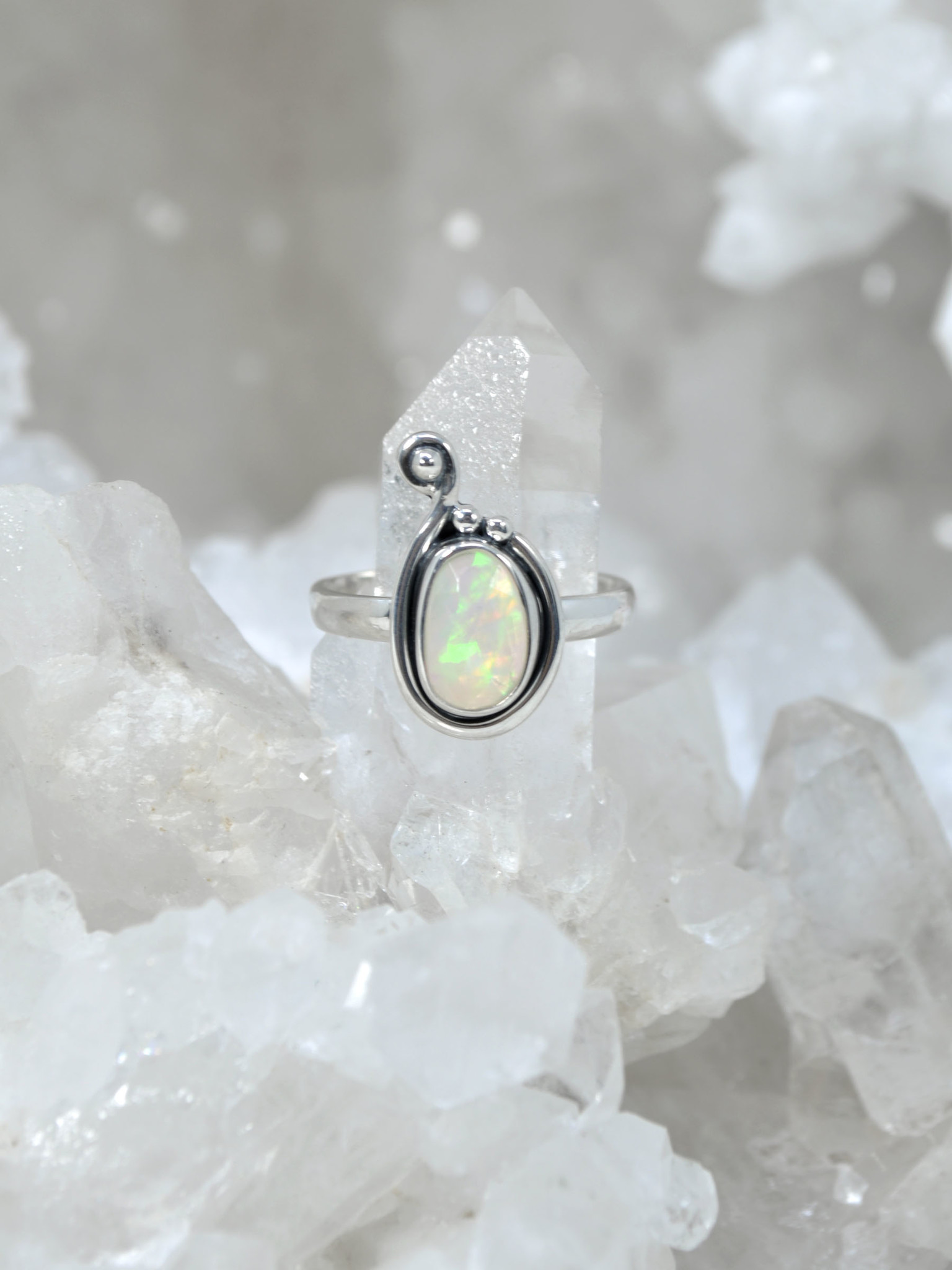Opal Dot Ring Opal Dot Ring