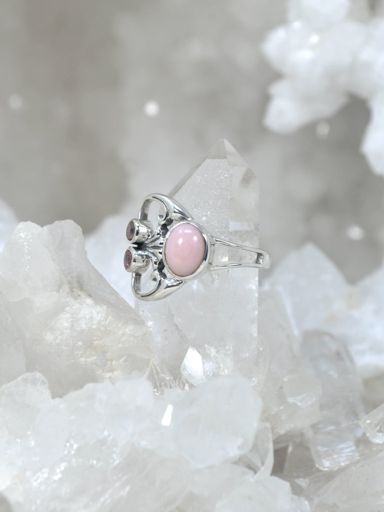 Pink Opal Flourish Ring