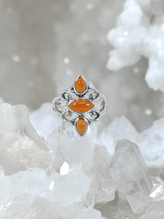 Carnelian Flourish Ring Carnelian Flourish Ring