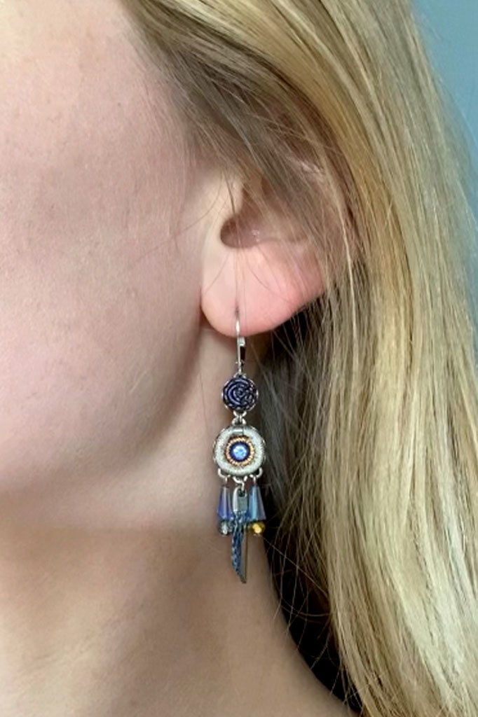 Ayala Bar Sapphire Waves Earrings