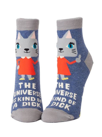 Blue Q "The Universe is..." Women's Ankle Socks Blue Q "The Universe is..." Women's Ankle Socks
