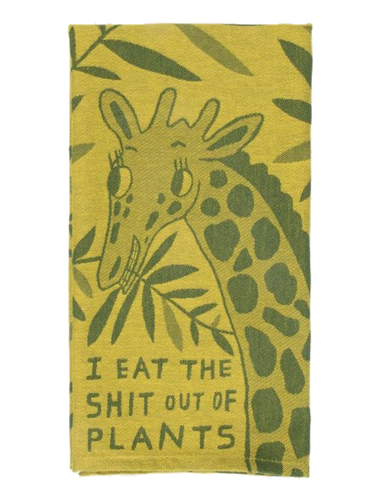 Blue Q "Eat the Sh*t Out of Plants" Dish Towel