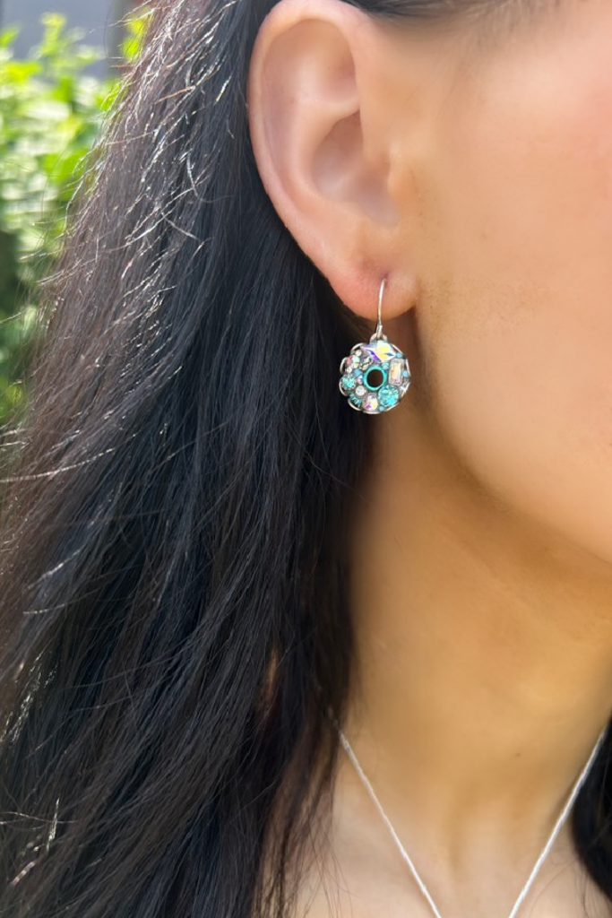 Firefly Bejeweled Circle Earrings