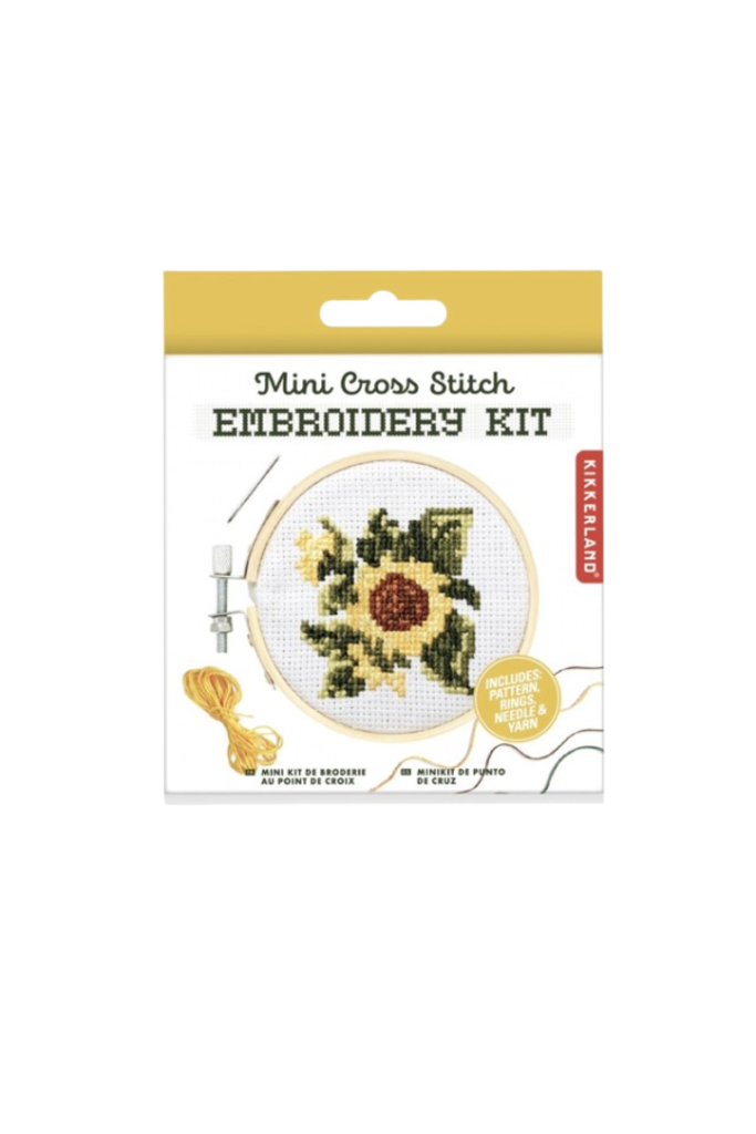 Kikkerland CrossStitch Kit Sunflower