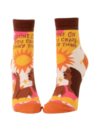 Blue Q "Shine On" Women's Ankle Socks Blue Q "Shine On" Women's Ankle Socks