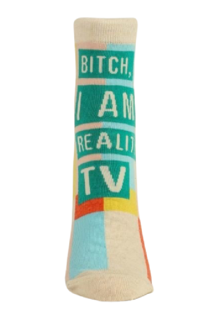 Blue Q "I Am Reality TV" Women's Ankle Socks