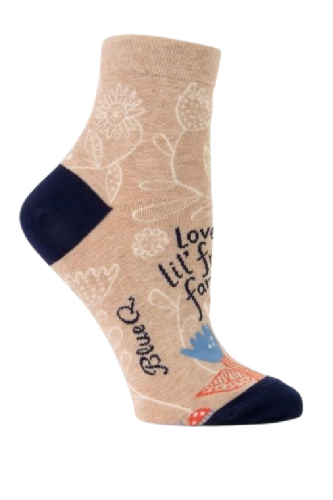 Blue Q "Love My Friend Family" Women's Ankle Socks