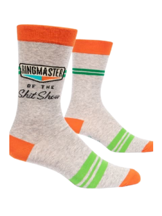 Blue Q "Ringmaster Sh*tshow" Men's Socks Blue Q "Ringmaster Sh*tshow" Men's Socks