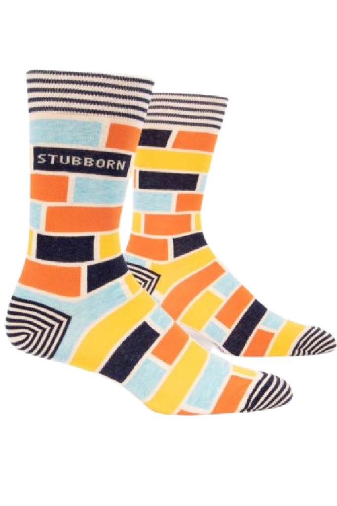 Blue Q "Stubborn" Men's Socks