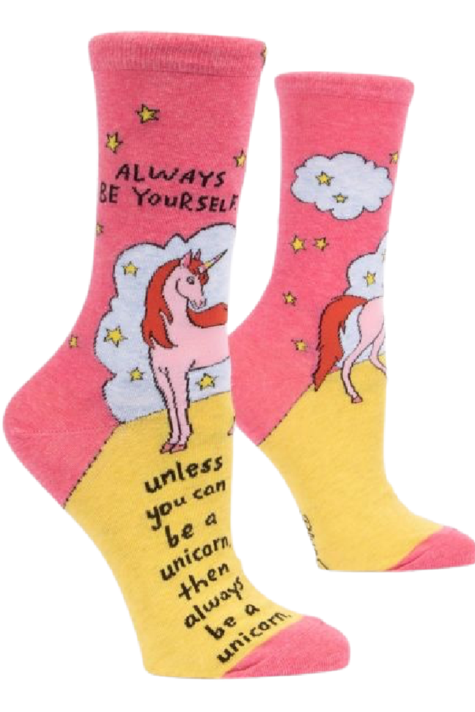 Always Be A Unicorn - Crew Socks Always Be A Unicorn - Crew Socks