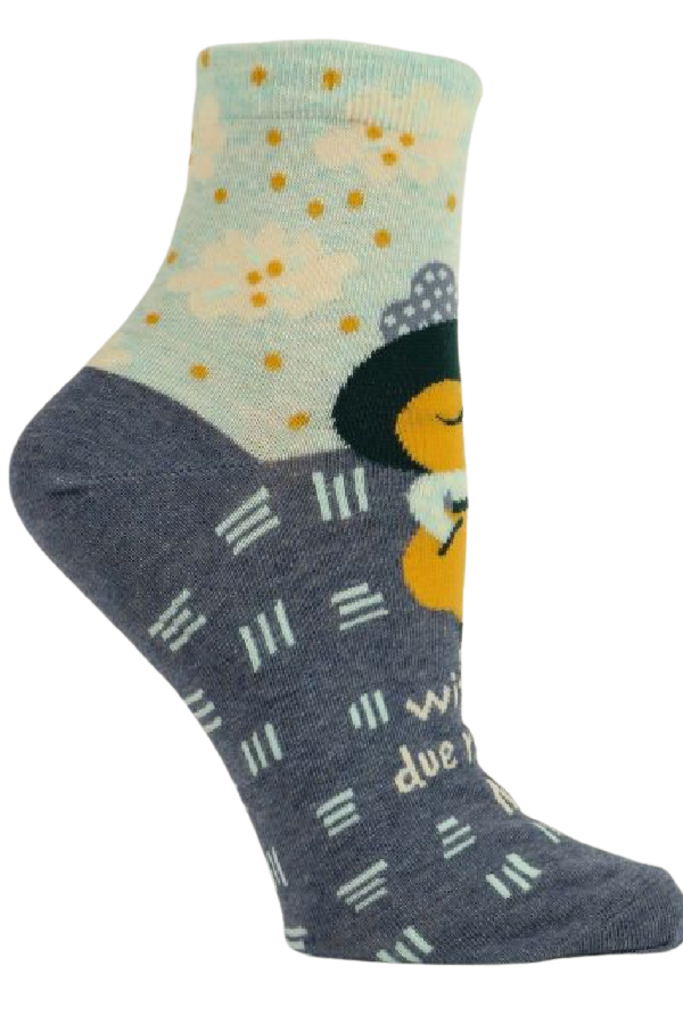 Blue Q "All Due Respect" Women's Ankle Socks