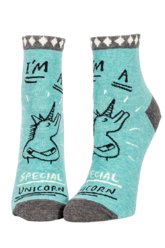 Blue Q "Special Unicorn" Women's Ankle Socks