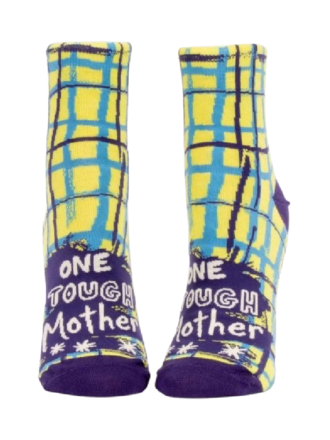 Blue Q "One Tough Mother" Women's Ankle Socks Blue Q "One Tough Mother" Women's Ankle Socks