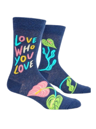 Blue Q "Love Who You Love" Men's Socks Blue Q "Love Who You Love" Men's Socks