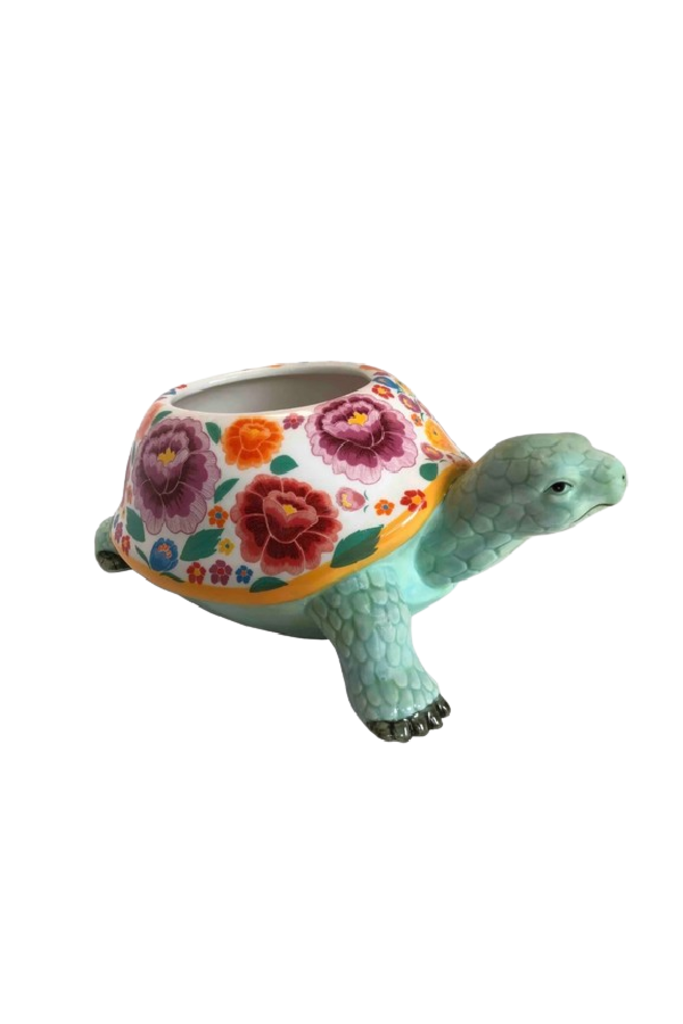 Blooming Turtle Planter