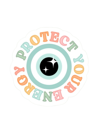 Indigo Maiden "Protect Your Energy" Vinyl Sticker Indigo Maiden "Protect Your Energy" Vinyl Sticker