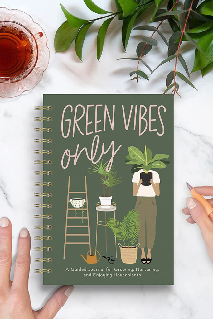 Studio Oh! Guided Plant Care Journal - Green Vibes Only
