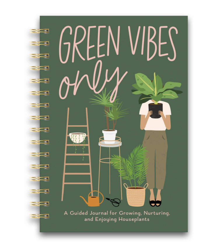 Studio Oh! Guided Plant Care Journal - Green Vibes Only