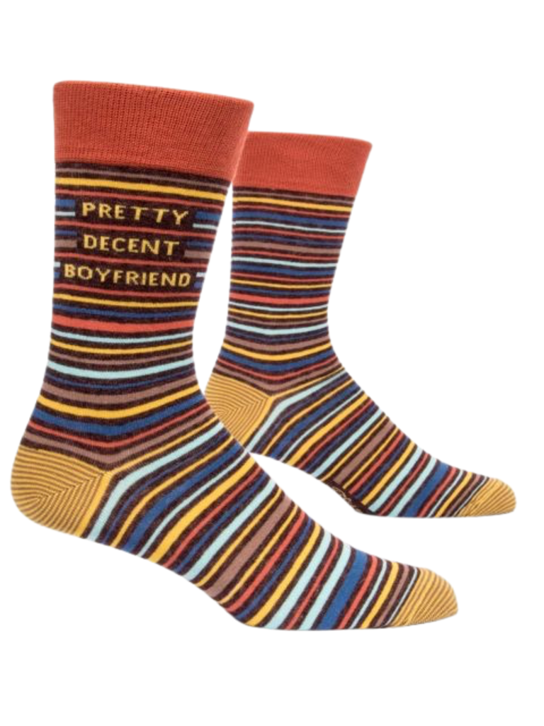 Blue Q "Pretty Decent Boyfriend" Men's Socks