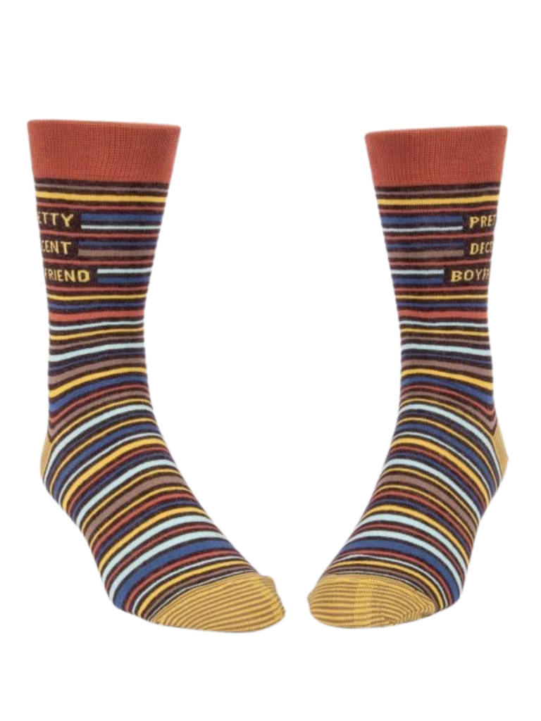 Blue Q "Pretty Decent Boyfriend" Men's Socks