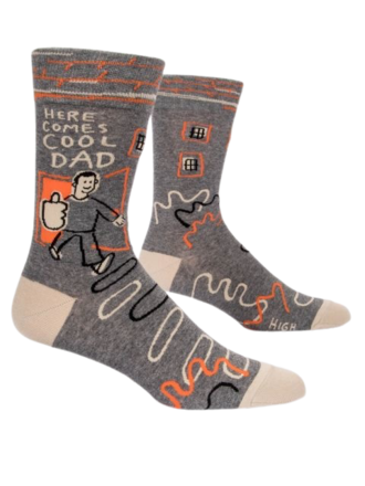 Blue Q "Here Comes Cool Dad" Men's Socks Blue Q "Here Comes Cool Dad" Men's Socks