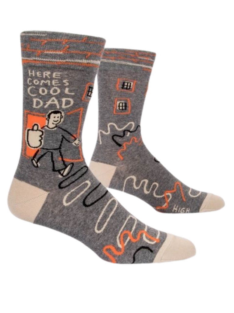 Blue Q "Here Comes Cool Dad" Men's Socks