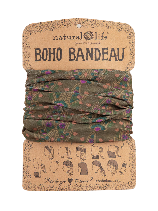 Multi Stripe Boho Bandeau  Natural Life - Clothed with Truth