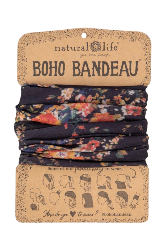 Natural Life™ Boho Bandeau - Black Bouquet