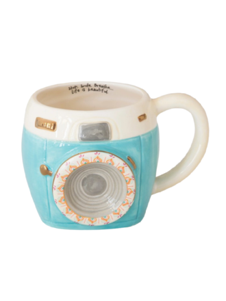Natural Life™ Folk Camera Mug Natural Life™ Folk Camera Mug