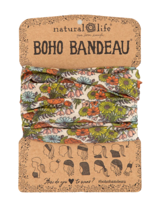 Natural Life™ Boho Bandeau - Retro Daisies Natural Life™ Boho Bandeau - Retro Daisies