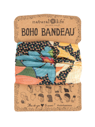 Natural Life™ Boho Bandeau - Blue Coral Floral Natural Life™ Boho Bandeau - Blue Coral Floral