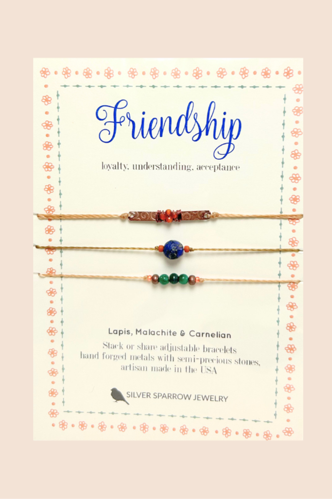Stone Stacking Bracelet Set - Friendship