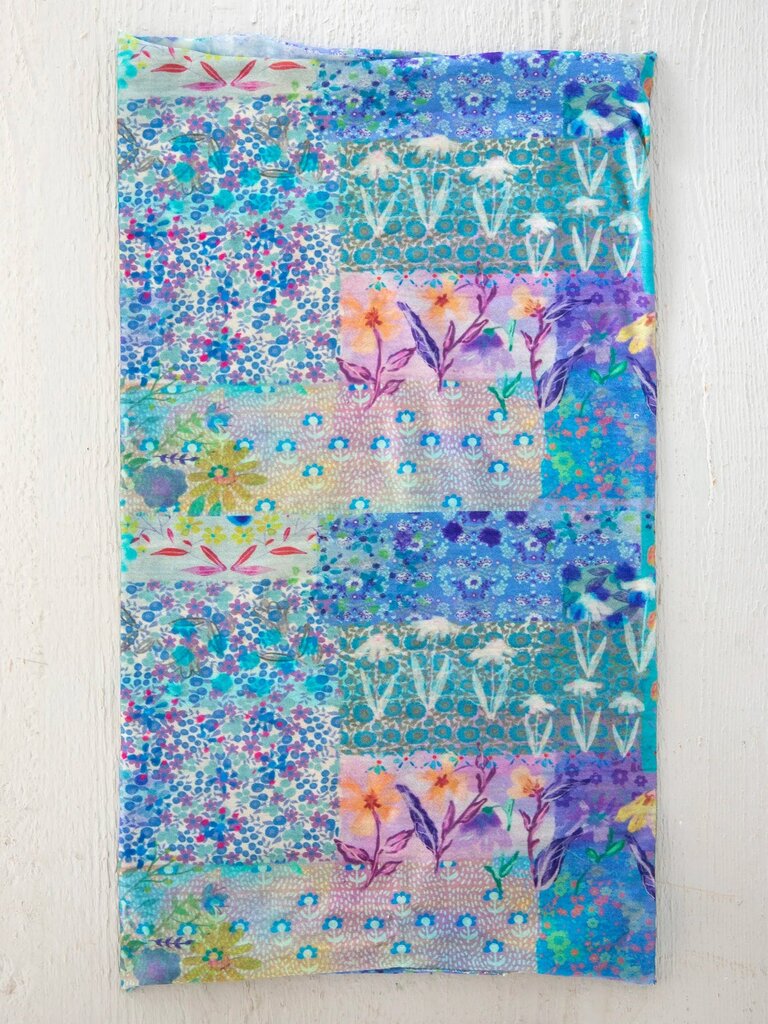 Natural Life™ Boho Bandeau - Blue Watercolor Patch