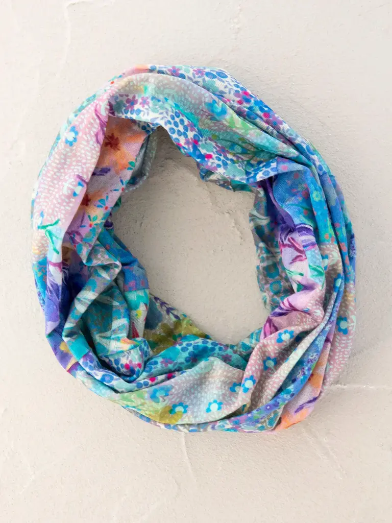 Natural Life™ Boho Bandeau - Blue Watercolor Patch