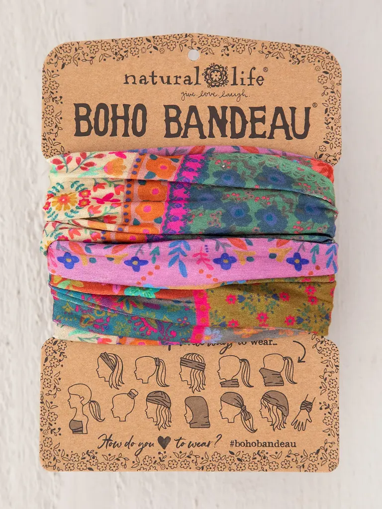 Natural Life™ Boho Bandeau - Multi Patchwork