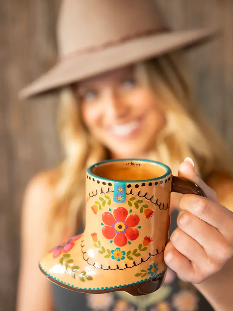Natural Life™ Folk Boot Mug