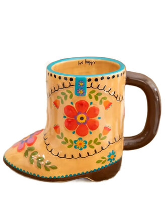 Natural Life™ Folk Boot Mug