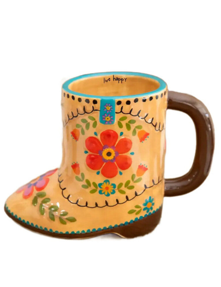 Natural Life™ Folk Boot Mug