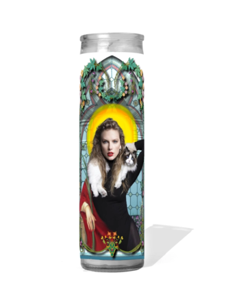 Taylor Swift Cat Lady Prayer Candle Taylor Swift Cat Lady Prayer Candle