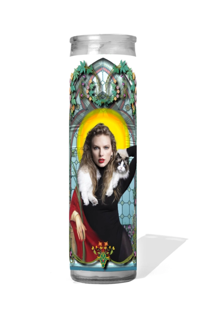 Taylor Swift Cat Lady Prayer Candle