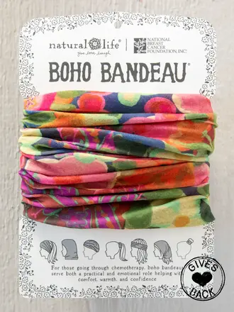 Natural Life™ Boho Bandeau - Pink Painted Garden Natural Life™ Boho Bandeau - Pink Painted Garden