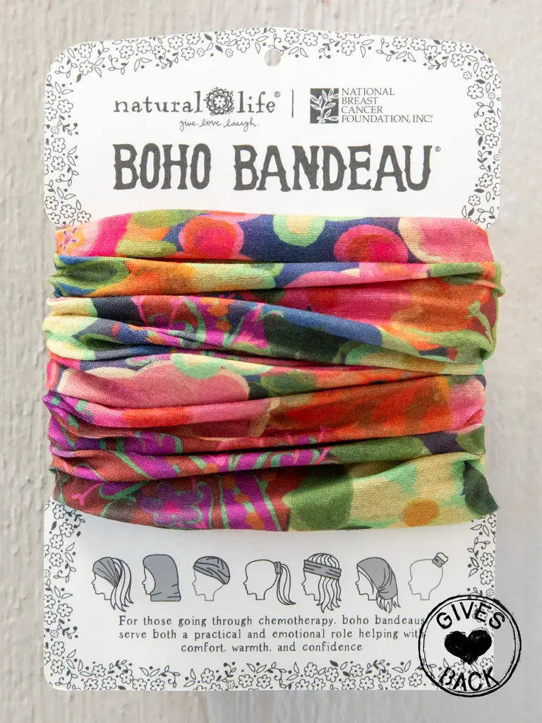 Natural Life™ Boho Bandeau - Pink Painted Garden