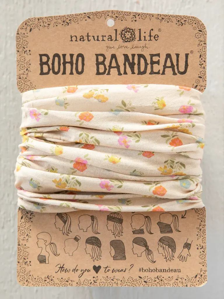 Natural Life™ Boho Bandeau - Ditsy Floral Pastel